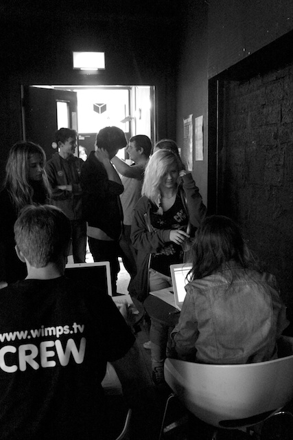 Young people at the August 2013 WIMPS Media Camp